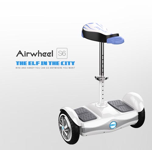 Airwheel S6 자이로스코프 안장 장착 전기 스쿠터는 바로 그 사람들을 위해 의미.