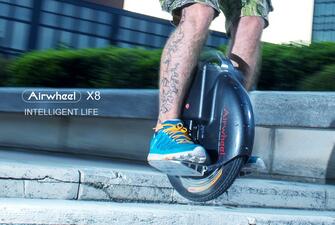 Airwheel 지능형 자동 균형 외 발 자전거 타다 X8입니다.
