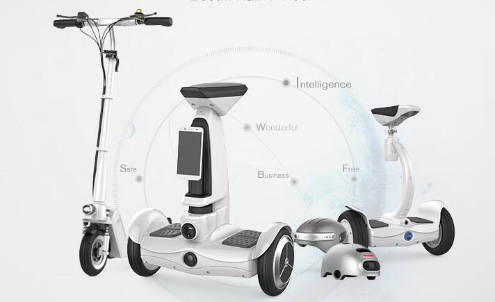 Airwheel S6은 귀 엽 고 미니 모양으로 도시 엘 프에 가깝다. 